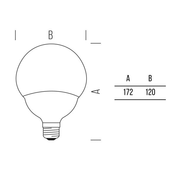 Globo 120 2452 lm 20,0W E27 CW