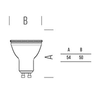 Thumbnail for GU10 500lm 4,9W 60° VWW Shot Lampadine e moduli led