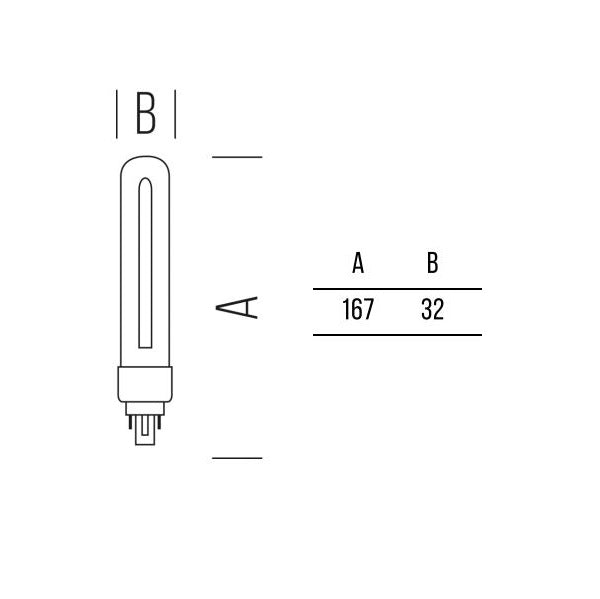 AL 460lm 5,7W G23 WW Shot Lampadine e moduli led