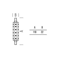 Thumbnail for Lineare 1055lm 8,2W 118mm R7s WW DIM Shot Lampadine e moduli led