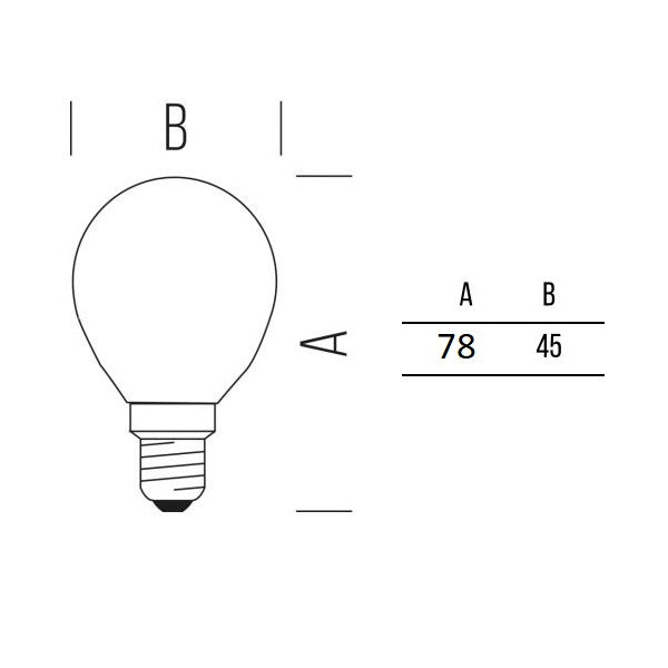 Sfera Stick 470lm 5,0W E27 WW - CRI > 95
