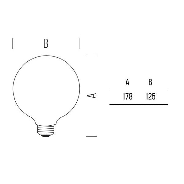 Globo 125 Stick  400lm 5,0W E27 WW DIM