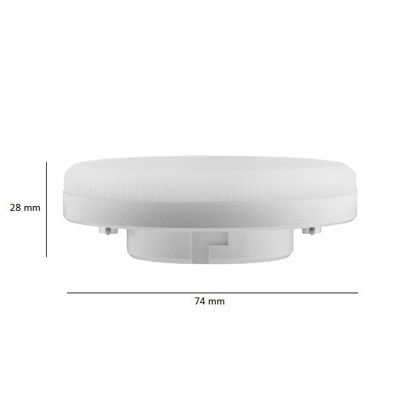 Led GX53 12W 864lm 6000K GX53 74x28mm Dimmable