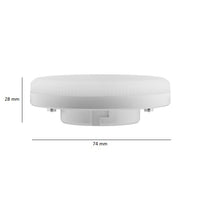 Led GX53 12W 864lm 6000K GX53 74x28mm Dimmable