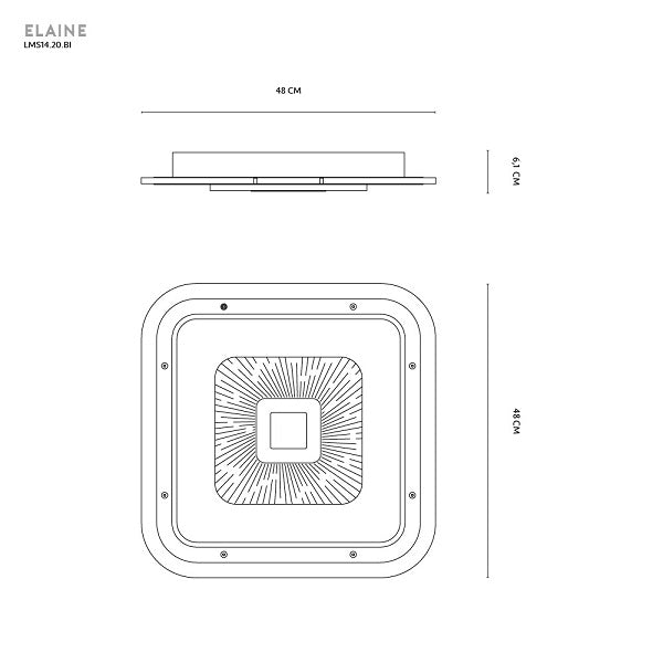 Luminascente eilane Luminascente Lampade da soffitto