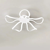 Thumbnail for Plafoniera in metallo e alluminio verniciato bianco