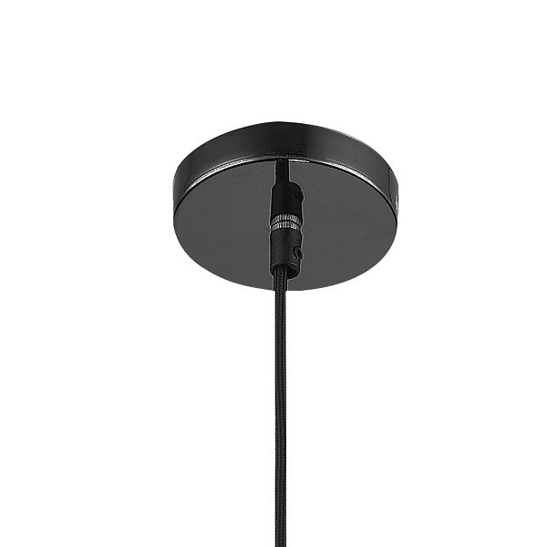 Lampholder E27 Ø100x1 6mm 1.5m black wire