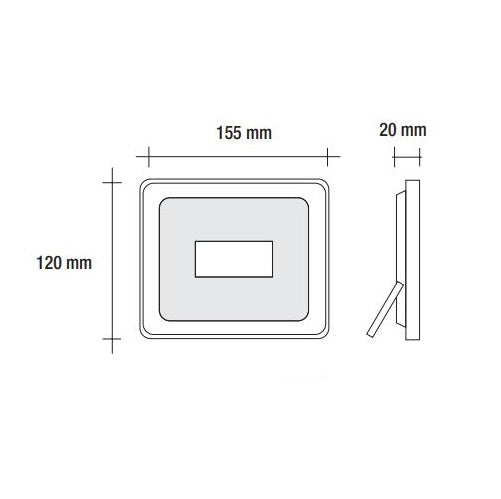 Vivida proiettore esterno 30w 4000k 2550lm ip65