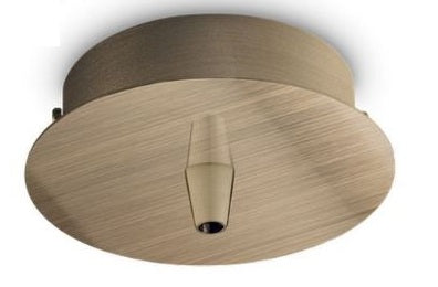 Ideallux rosone standard 1 luce ottone