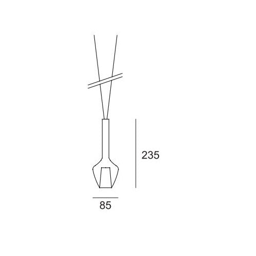 Sospensione CR-PINK GOLD - 1xcm.600