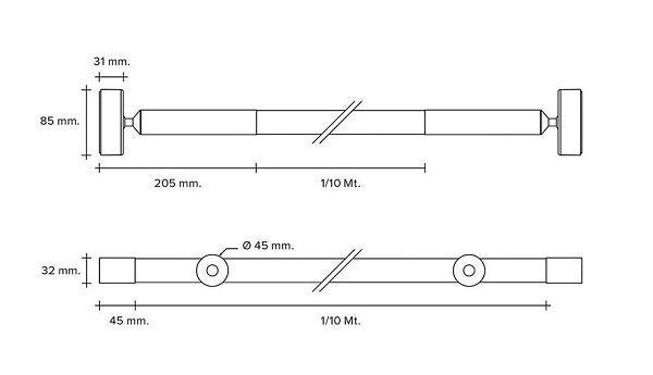 kit Linea 4 m completo