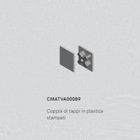 Tappi in plastica | CESTAL00089 | 1 coppia Stealth light Profili Driver Strip Led