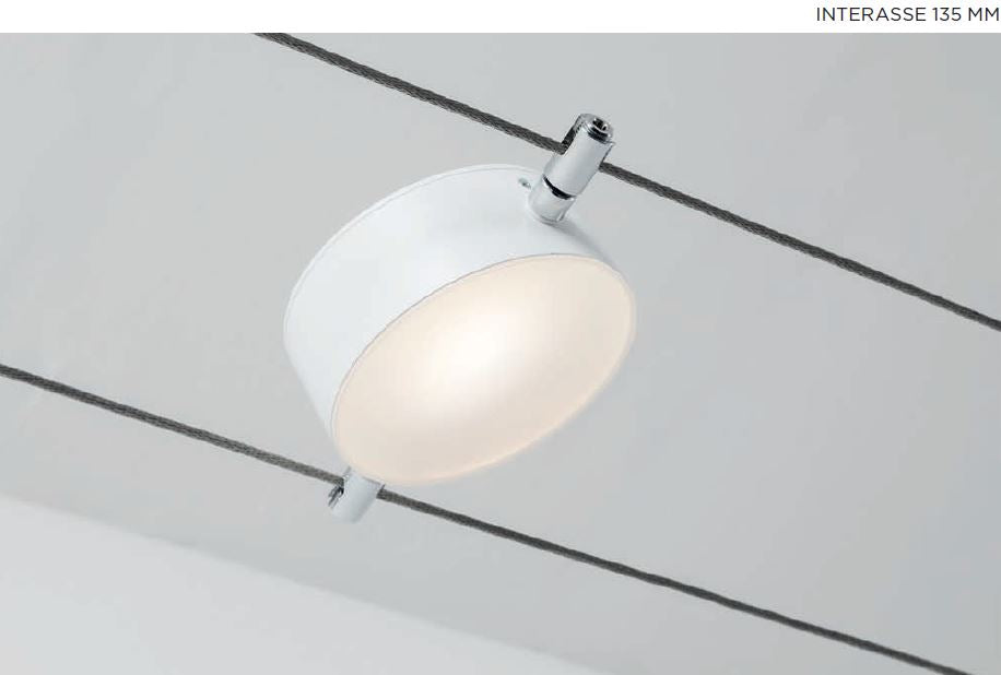 Sorg.orient led 5,8W bianco ins. Trasparente Athena illuminazione Sistemi e tesate