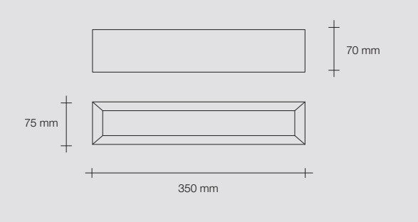 HERMIONE Parete 2 Luci Sforzin Lampade in gesso Sforzin illuminazione Lampade in gesso