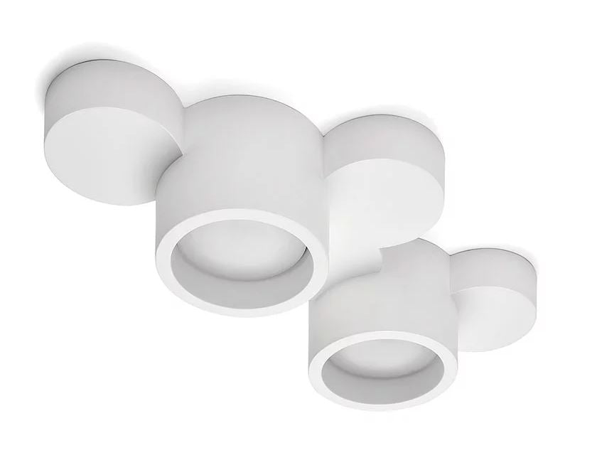 CHIO Soffitto 2 Luci Sforzin Lampade in gesso