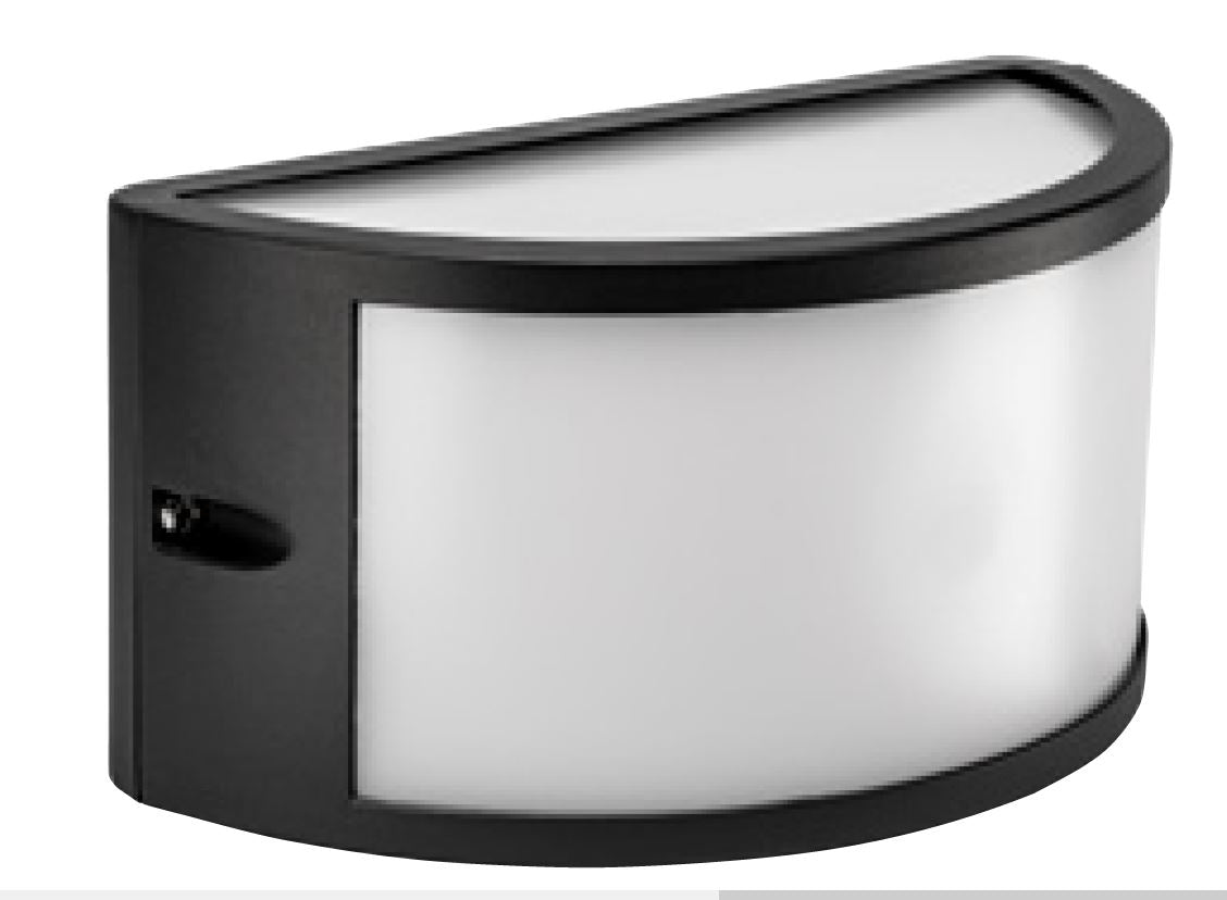 Applique IP54 E27 Antracite Shot Lampade da esterno