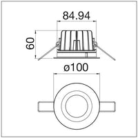 Thumbnail for Nora apparecchio da incasso a soffitto