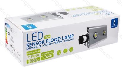 LED SENSOR FLOOD LAMP 100W COB 4000K 9000lm AC230V L432*W109*H176mm (ULTIMI DISPONIBILI - N°2)