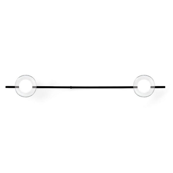 Mikado parete/soffitto 2 luci vetro cosmo