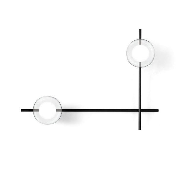 Mikado parete/soffitto 2 luci vetro cosmo