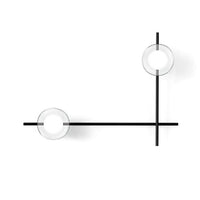Mikado parete/soffitto 2 luci vetro cosmo