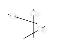 Mikado parete/soffitto 3 luci vetro cosmo Miloox Lampade da parete interno