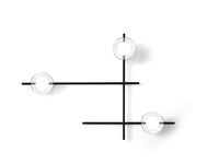 Mikado parete/soffitto 3 luci vetro cosmo Miloox Lampade da parete interno