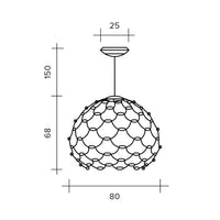 LAMOI Sforzin illuminazione Sospensione Grande Rame Opaco 3000K