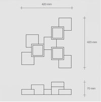 Thumbnail for Side soffitto 3 luci cubo lm gx53