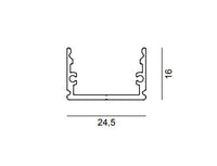 Profilo CESTAL00046 | alluminio anodizzato | Stealth light Profili Driver Strip Led