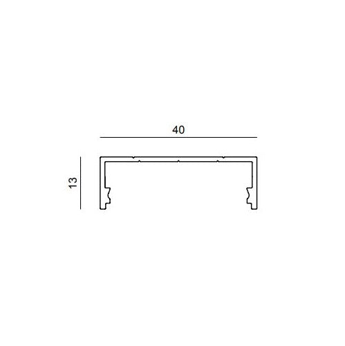 Profilo | CESTAL00095 | bianco | Stealth light Profili Driver Strip Led