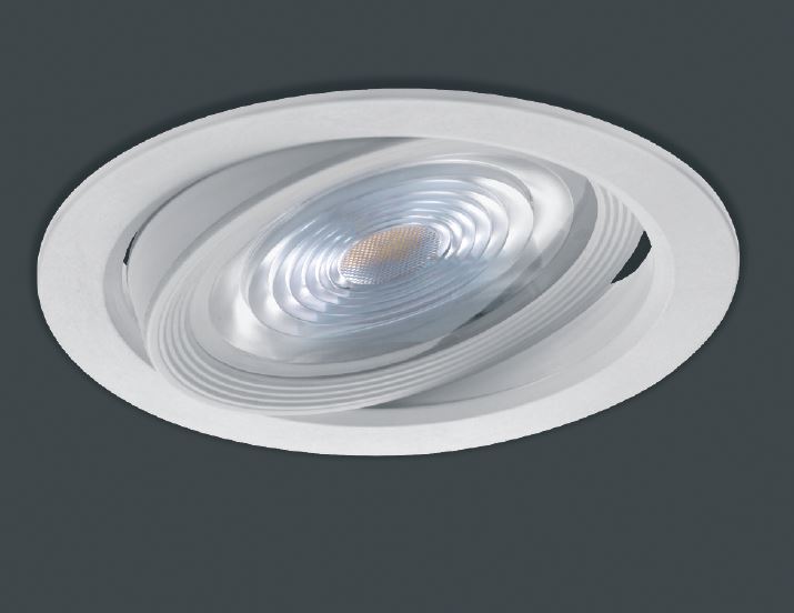 Vivida faretto tondo bianco orientabile 12w orient Vivida luce Faretti e scatole portafaretto