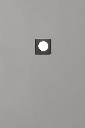 Perenz Bottone – plafoniera in metallo bianco, nero o alluminio (3 misure) Perenz Lampade da soffitto