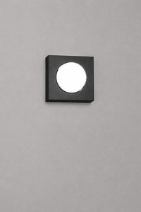 Perenz Bottone – plafoniera in metallo bianco, nero o alluminio (3 misure) Perenz Lampade da soffitto