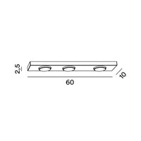 Thumbnail for Perenz Bottone – plafoniera in metallo bianco, nero o alluminio (3 misure) Perenz Lampade da soffitto
