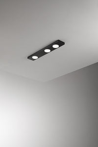 Thumbnail for Perenz Bottone – plafoniera in metallo bianco, nero o alluminio (3 misure) Perenz Lampade da soffitto