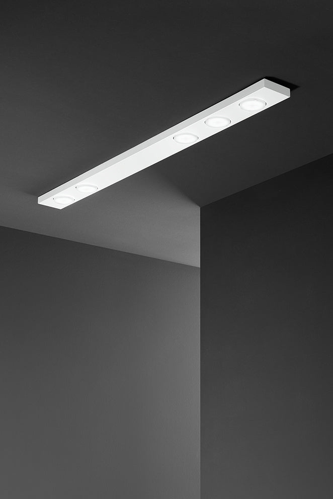 Perenz Bottone – plafoniera in metallo bianco, nero o alluminio (3 misure) Perenz Lampade da soffitto