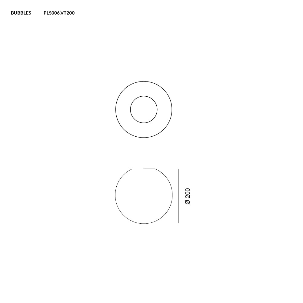 Vivida International Bubbles sospensione LED dimmerabile – vetro Ø 20 / 25 / 30 cm in finiture cromo, oro o rame Vivida plus Lampade a sospensione