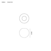 Thumbnail for Vivida International Bubbles sospensione LED dimmerabile – vetro Ø 20 / 25 / 30 cm in finiture cromo, oro o rame Vivida plus Lampade a sospensione