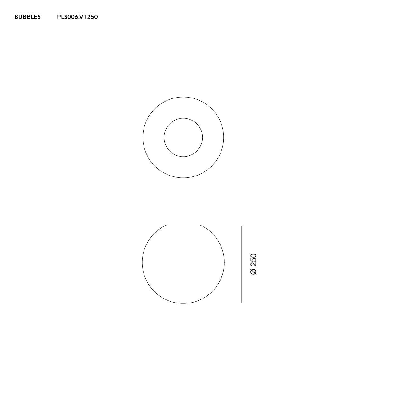 Vivida International Bubbles sospensione LED dimmerabile – vetro Ø 20 / 25 / 30 cm in finiture cromo, oro o rame Vivida plus Lampade a sospensione