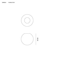 Thumbnail for Vivida International Bubbles sospensione LED dimmerabile – vetro Ø 20 / 25 / 30 cm in finiture cromo, oro o rame Vivida plus Lampade a sospensione