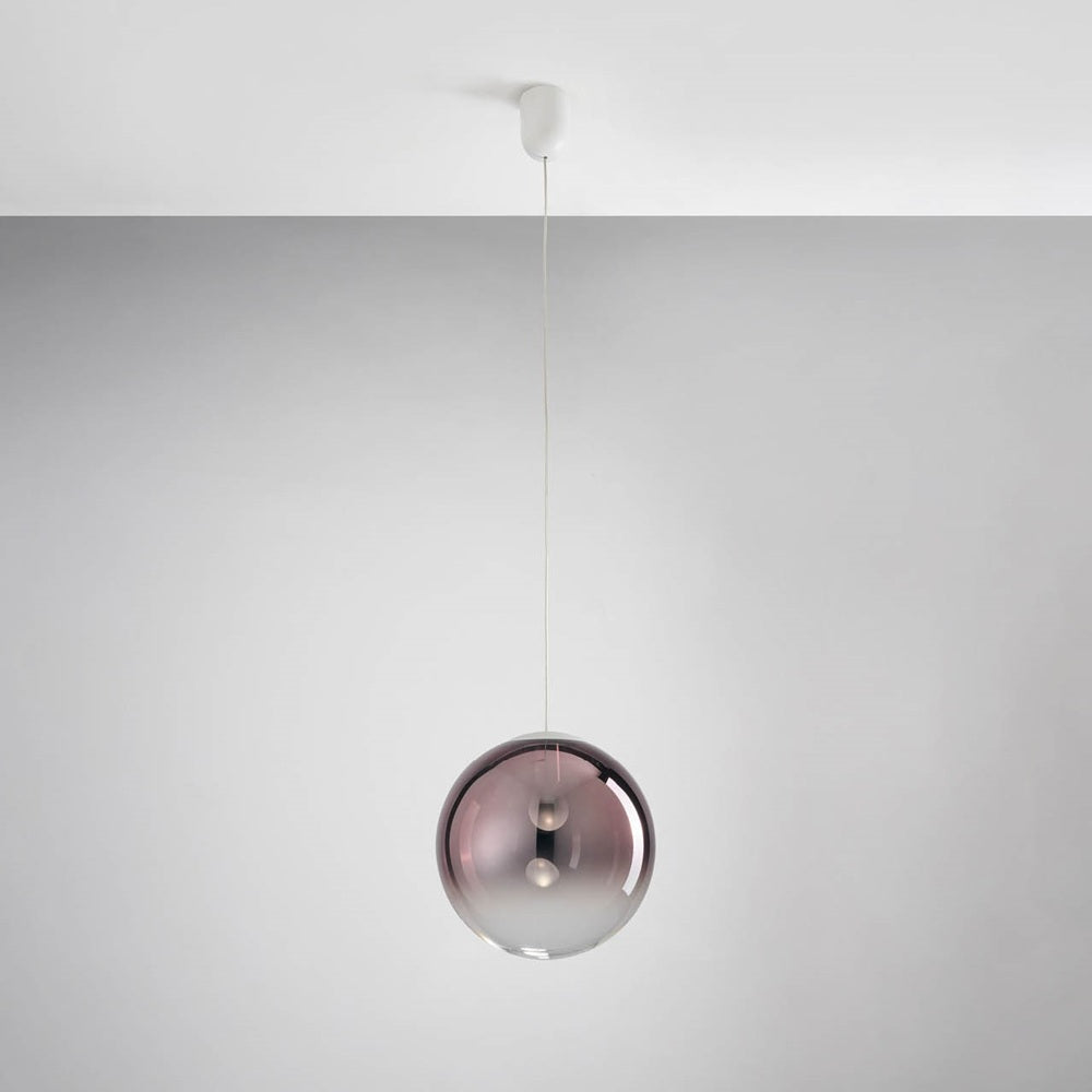 Vivida International Bubbles sospensione LED dimmerabile – vetro Ø 20 / 25 / 30 cm in finiture cromo, oro o rame Vivida plus Lampade a sospensione