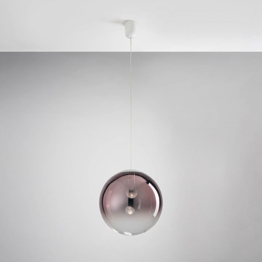 Vivida International Bubbles sospensione LED dimmerabile – vetro Ø 20 / 25 / 30 cm in finiture cromo, oro o rame Vivida plus Lampade a sospensione