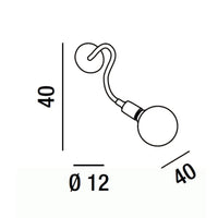 Perenz Bulbo - plafoniera e applique E27 in 3 misure orientabili Perenz Lampade da parete interno