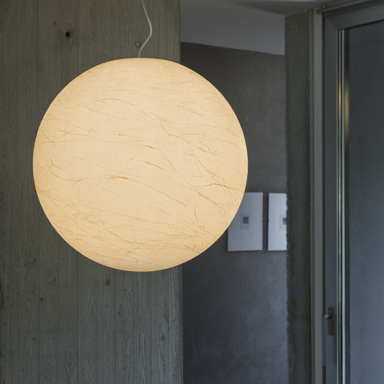 Ideal Lux Carta SP1 - Sospensione sfera effetto carta D30 D40 D50 D60 Ideallux Lampade a sospensione
