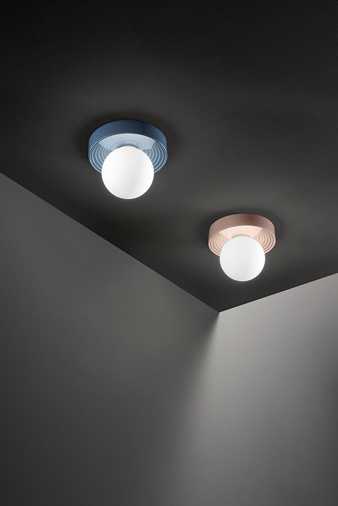 Perenz Ceramic - applique in ceramica colorata con vetro diffusore 1 x G9 MAX 28W Perenz Lampade da parete