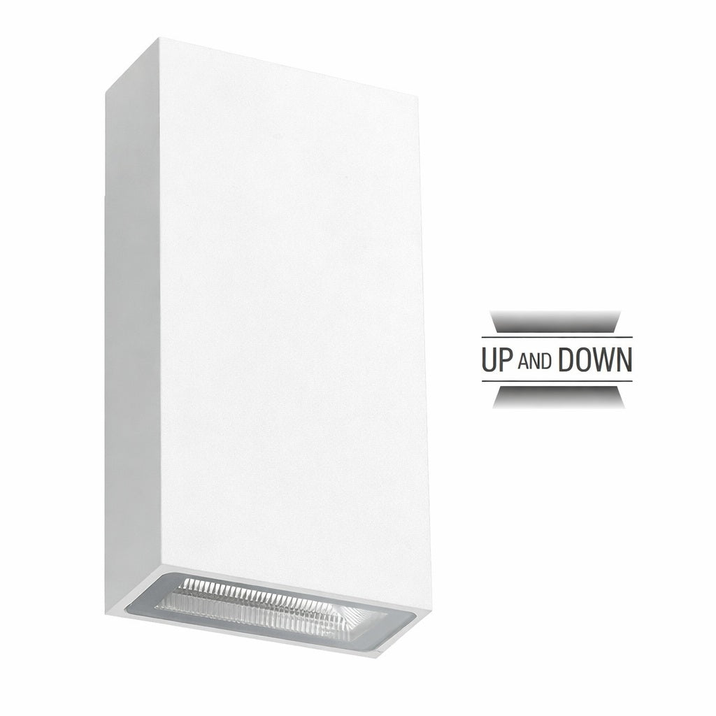Vivida Clizia applique LED 2x5W IP54 BI DG Vivida luce Lampade da parete esterno