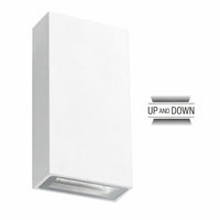 Vivida Clizia applique LED 2x5W IP54 BI DG Vivida luce Lampade da parete esterno