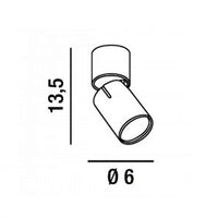 Faretto in alluminio verniciato a polvere Perenz Faretti e lampade da incasso