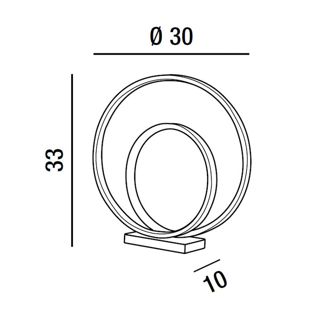 Piantana in metallo e alluminio Perenz Lampade da tavolo